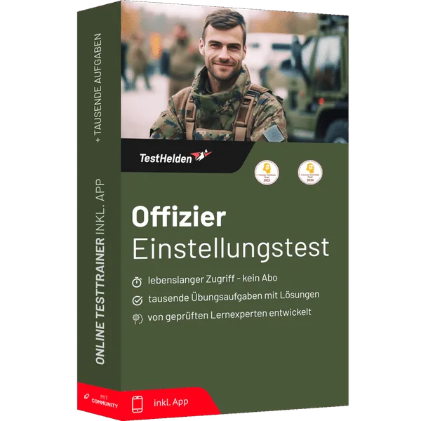 Produktbox: Offizier Einstellungstest Online-Testtrainer