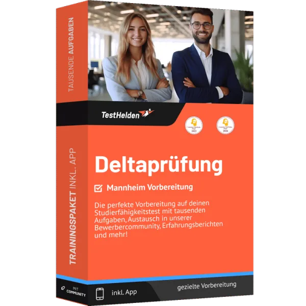 Produktbox: Deltaprüfung Mannheim Online-Testtrainer