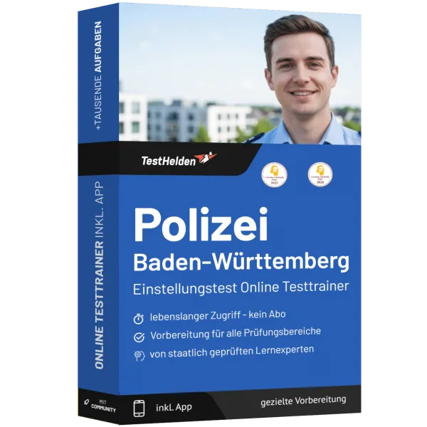 Produktbox: Polizei Baden-Württemberg Online-Testtrainer