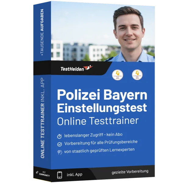 Produktbox: Polizei Bayern Online-Testtrainer