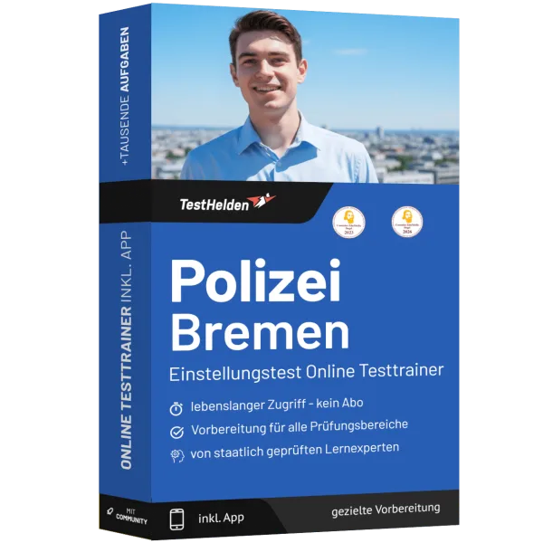 Produktbox: Polizei Bremen Online-Testtrainer