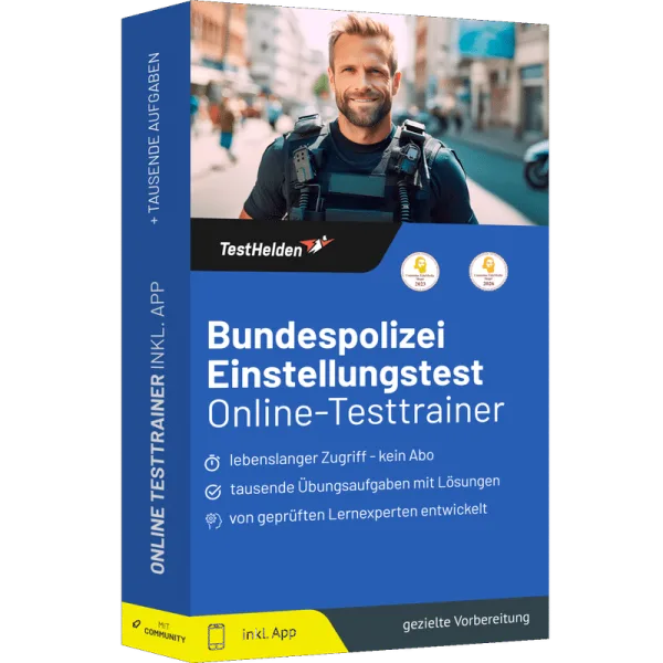Produktbox: Bundespolizei Online-Testtrainer