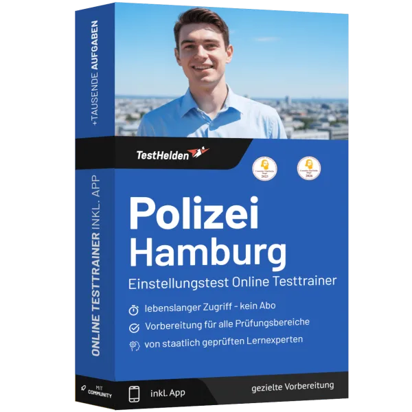 Produktbox: Polizei Hamburg Online-Testtrainer