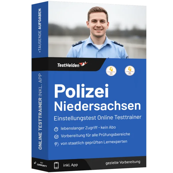 Produktbox: Polizei Niedersachsen Online-Testtrainer