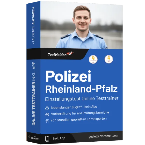 Produktbox: Polizei Rheinland-Pfalz Online-Testtrainer