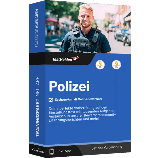 Produktbox: Polizei Sachsen-Anhalt Online-Testtrainer