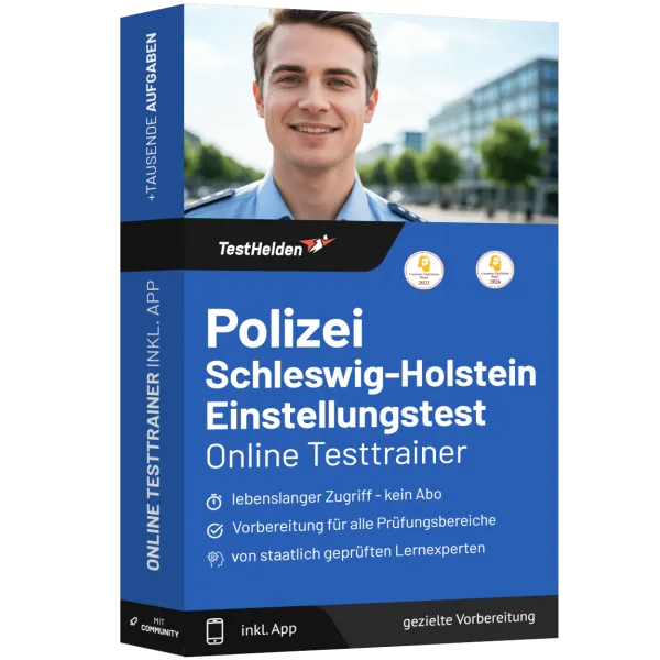 Produktbox: Polizei Schleswig-Holstein Online-Testtrainer