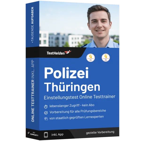 Produktbox: Polizei Thüringen Online-Testtrainer