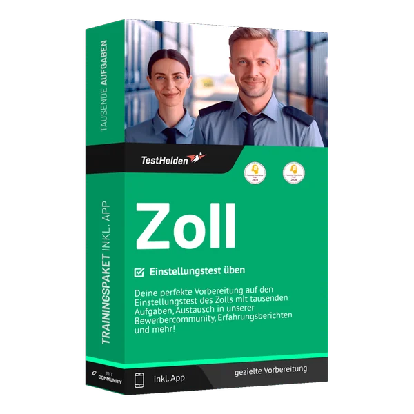 Produktbox: Zoll mündliches Auswahlverfahren Online-Testtrainer